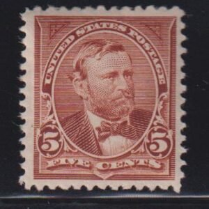 US Bureau and Regular Issues #255 MintHinged F - VF