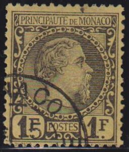 Countries A - M - Monaco #9 Used F - VF