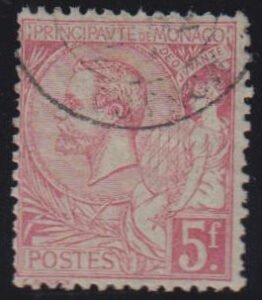 Countries A - M - Monaco #27 Used F