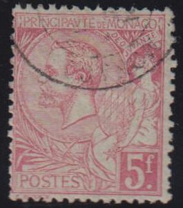 Countries A - M - Monaco #27 Used F
