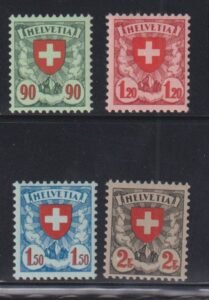 Switzerland #200a-3a Mint NH F - VF