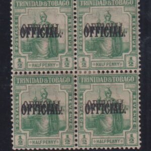 British Area N- Z - Trinidad and Tobago #O3a Hinged-Error
