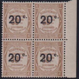 France #J52 MintNH F - VF