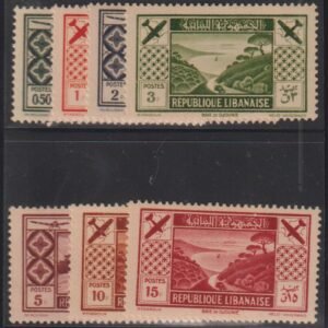 French Colonies and French Area - Lebanon #C49-55 NH F - VF
