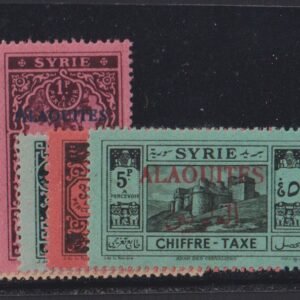 French Colonies and French Area - Alaouites #J6-10 MintLH/NH F - VF