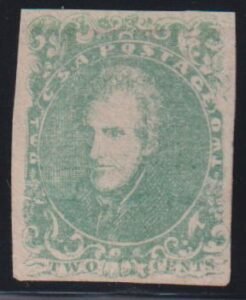 US Confederates #3 Mint VF No Gum