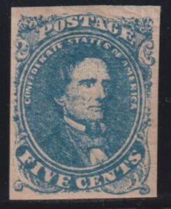 US Confederates #4 MintHinged VF - XF