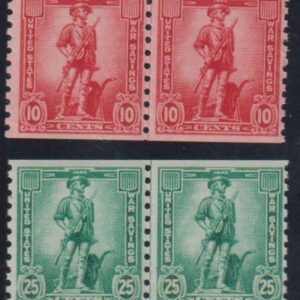 US Savings Stamps #WS12-13 MintNH F - VF