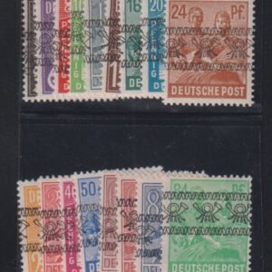 Germany #600-616,614A MintNH F - VF