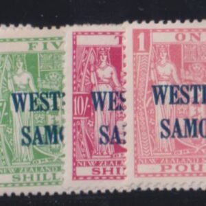 Countries - N- Z - Samoa #175-79 MintHinged