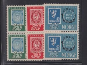 Countries A - M - Norway #340-2 Mint NH XF