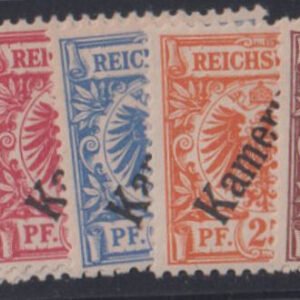 German Colonies - Cameroun #1-6 LH F - VF