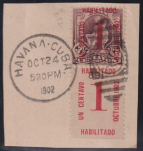 US Possessions - Cuba #232 Used On Piece