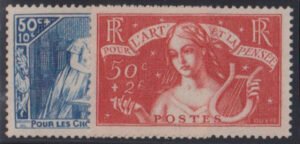 France #B42-3 Mint NH VF
