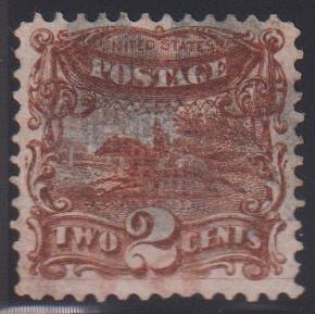 US 1869 Pictorials #113 Used VF - XF