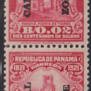 US Possessions - Canal Zone #61/61b MintLH/NH VF