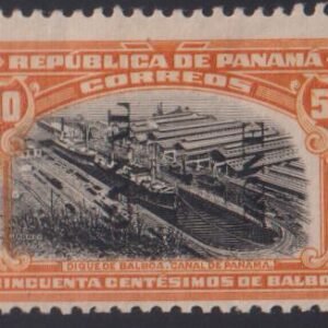 US Possessions - Canal Zone #58 MintHinged F+