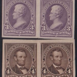 US Essays and Proofs #264P5 268P5 272P5 MintHinged VF