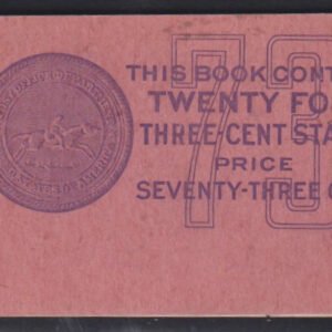 US Booklets #BK101 (807a) Mint VF