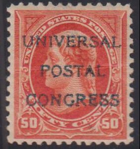 US Bureau and Regular Issues #275S MintHinged F - VF