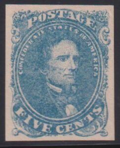US Confederates #4 MintLH VF - XF