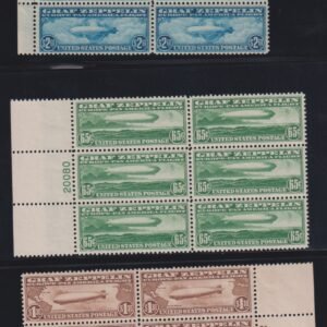 US Airmails #C13-15 NH VF - XF
