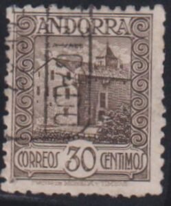 Spain - Spanish Andorra #19 Used F