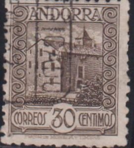 Spain - Spanish Andorra #19 Used F