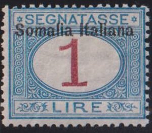 Italy and Italian Area - Somalia #J19 LH F - VF