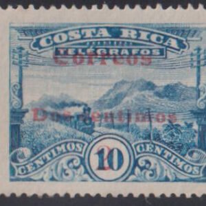 Countries A - M - Costa Rica #94a MintHinged F - VF