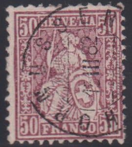 Switzerland #67 Used F
