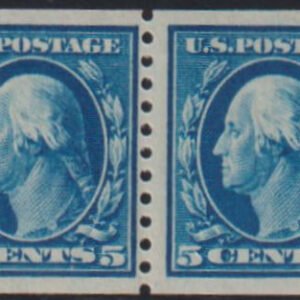 US Washington - Franklin #447 LH F+