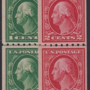 US Washington - Franklin #410-11 MintNH F - VF
