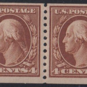 US Washington - Franklin #446 MintHinged VF