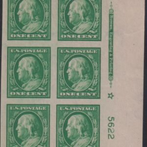 US Washington - Franklin #383 MintNH XF