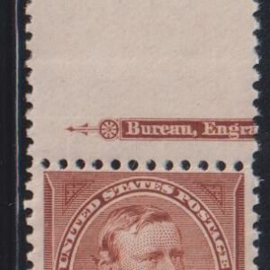 US Bureau and Regular Issues #255 MintNH Just F