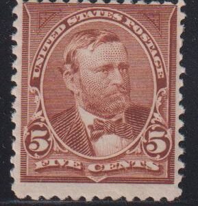 US Bureau and Regular Issues #255 MintNH Just F