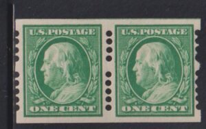 US Vending Machine Perforations #383FAR4A5 Hinged VF