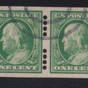 US Vending Machine Perforations #383FAR4B4 MintLH