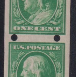 US Vending Machine Perforations #383BR II MintLH F