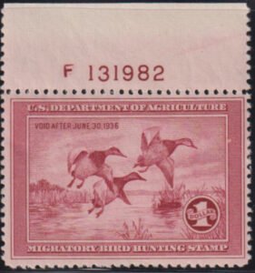 US Federal Duck Stamps #RW2 Mint NH