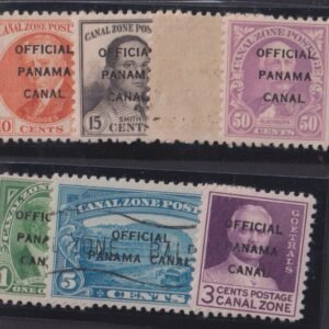 US Possessions - Canal Zone #O1-7 MintNH