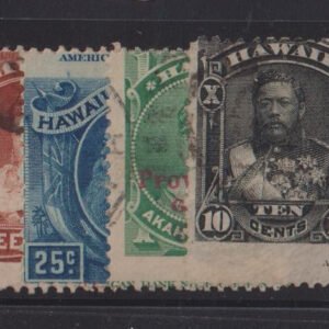 US Possessions - Hawaii #40,41,42,79