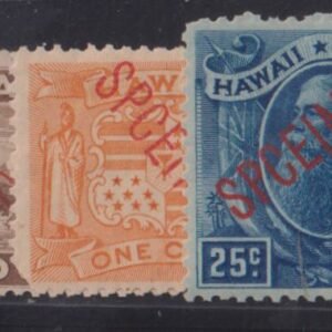 US Possessions - Hawaii #74//79 MintNH