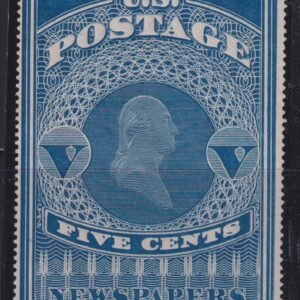 US Newspaper Stamps #PR5 Mint