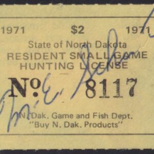 US Revenues - US North Dakota Small Game #9 Used