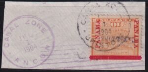US Possessions - Canal Zone #3 Used