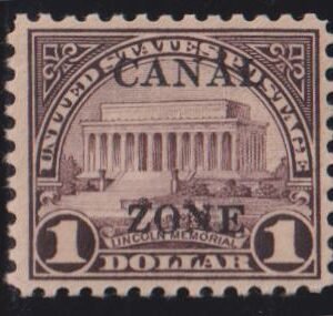 US Possessions - Canal Zone #58 LH