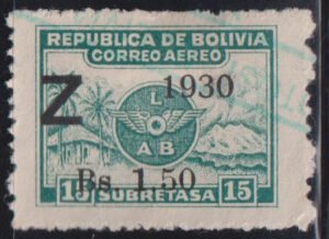 Countries A - M - Bolivia 1930 #C24 Used