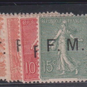 French Colonies and French Area - Egypt Port Said #376 MintHinged